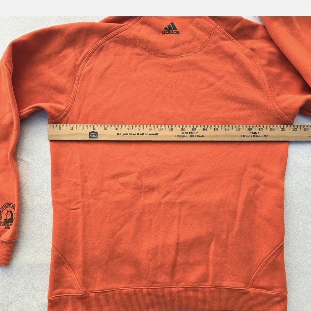 EUC Boston Marathon 2012 Adidas Orange Hoodie Sz Mens Med (Unisex) - Picture 12 of 13